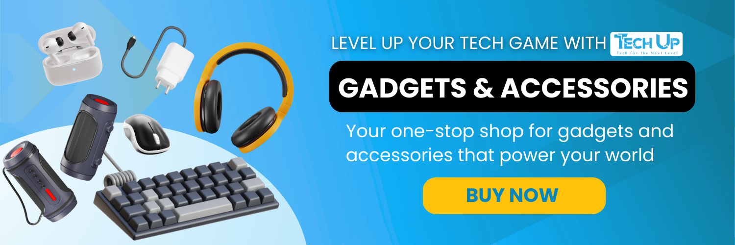 App banner gadgets and accessories
